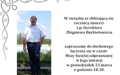 Msza Św. w rocznicę śmierci
