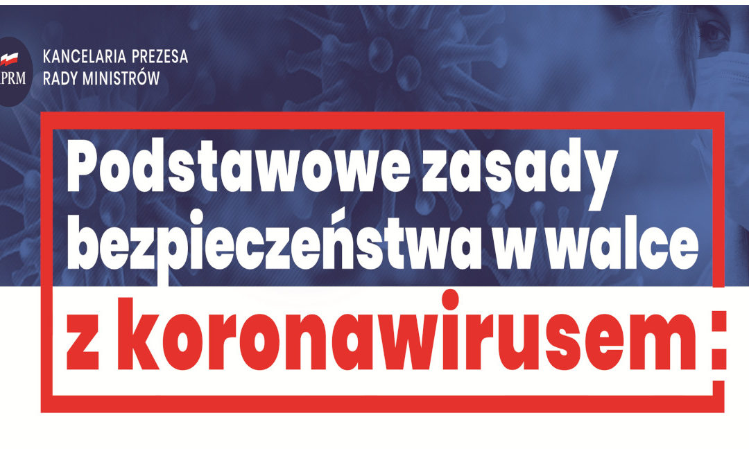 KORONAWIRUS – podstawowe zasady bezpieczeństwa
