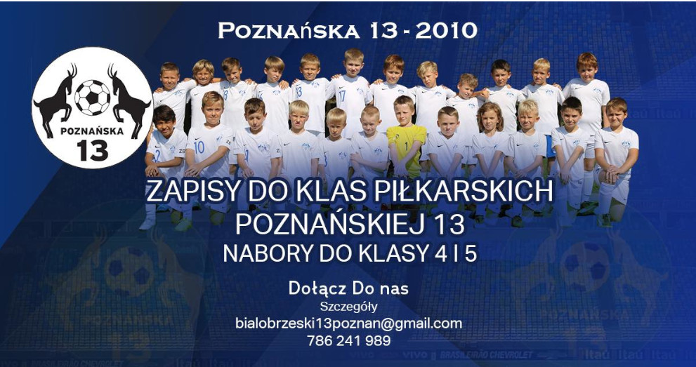 SPORTOWA 13  – nabory do klasy 4 i 5