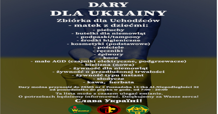 ZBIÓRKA DLA UKRAINY