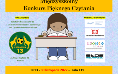MIĘDZYSZKOLNY KONKURS PIĘKNEGO CZYTANIA