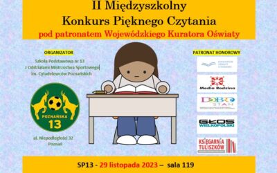 II MIĘDZYSZKOLNY KONKURS PIĘKNEGO CZYTANIA